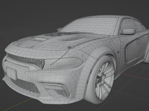 Dodge Charger Super Bee 2023 3D Model