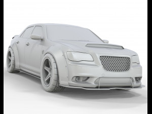 Chrysler 300c 2018 Modified Modelo 3D