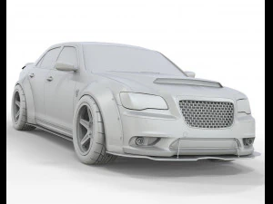Chrysler 300c 2018 Modified 3D Model