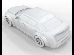 Chrysler 300c 2018 Modified 3D Model