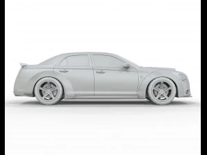 Chrysler 300c 2018 Modified 3D Model