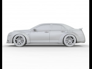 Chrysler 300c 2018 Modified Modelo 3D