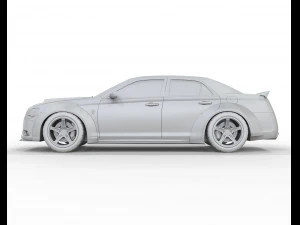 Chrysler 300c 2018 Modified 3D Model