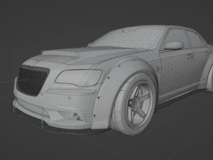 Chrysler 300c 2018 Modified 3D Model