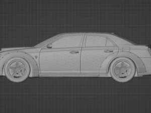 Chrysler 300c 2018 Modified 3D Model