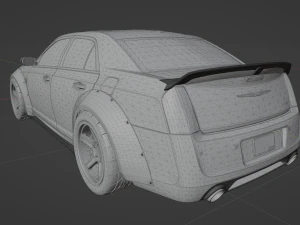 Chrysler 300c 2018 Modified 3D Model