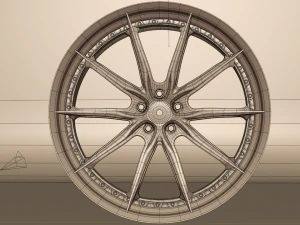HRE Performance Wheels 3D Model