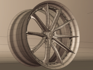HRE Performance Wheels 3D Model
