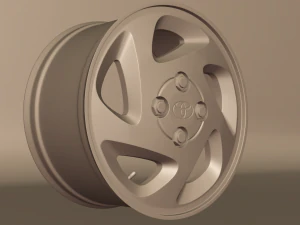 Toyota Corolla Wheels 1998 - 2002 3D Model