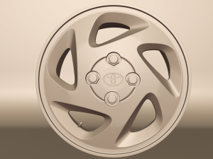 Toyota Corolla Wheels 1998 - 2002 3D 模型