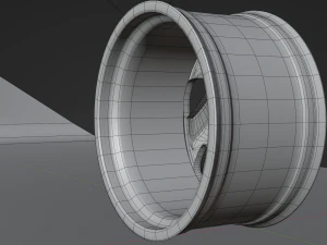 Toyota Corolla Wheels 1998 - 2002 3D Model