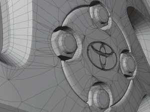Toyota Corolla Wheels 1998 - 2002 3D Model