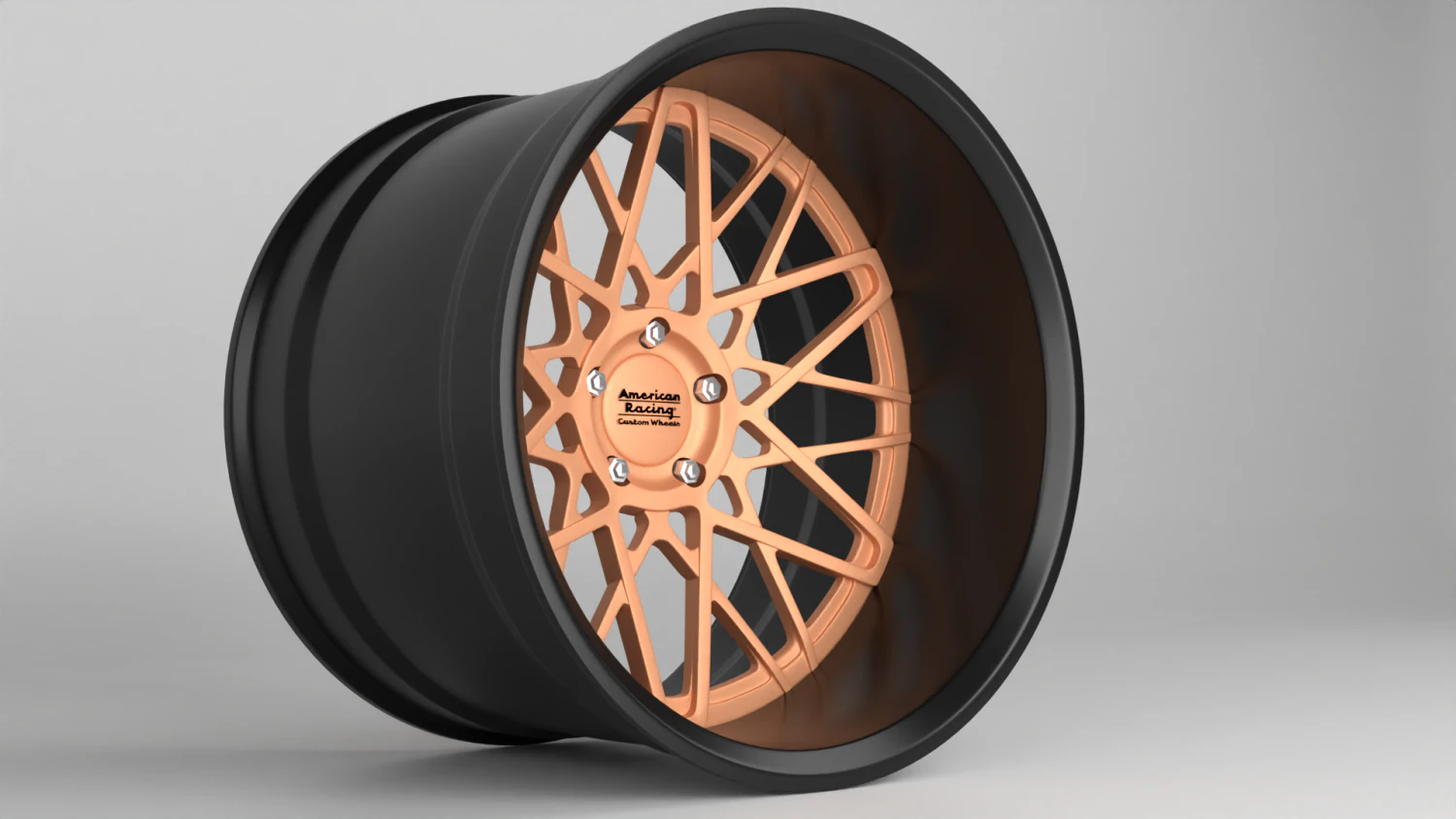American Racing Wheel 3D Model .c4d .max .obj .3ds .fbx .stl .blend 