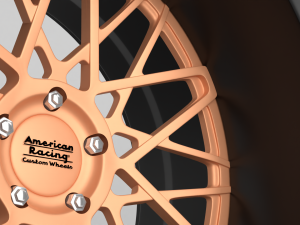 American Racing Wheel 3D-Modell