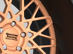 American Racing Wheel 3D Model