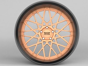 American Racing Wheel 3D-Modell