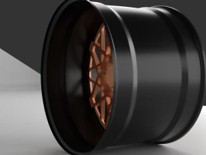 American Racing Wheel 3D Model