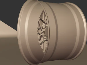 American Racing Wheel 3D Model