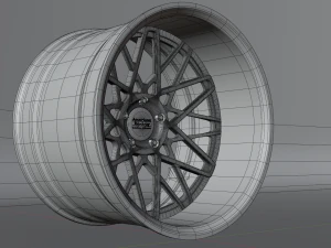American Racing Wheel 3D Model