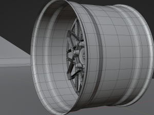 American Racing Wheel 3D-Modell
