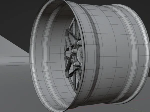 American Racing Wheel 3D Model