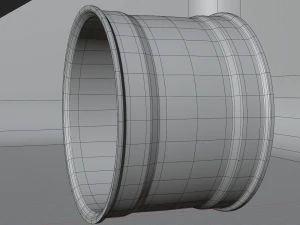 American Racing Wheel 3D Model