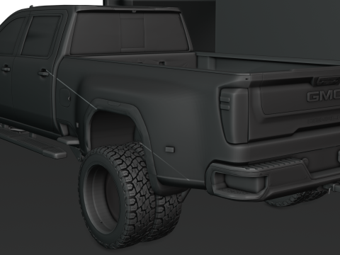 GMC Sierra 2024 Denali Ultimate Modello 3D