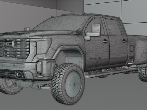 GMC Sierra 2024 Denali Ultimate Modello 3D