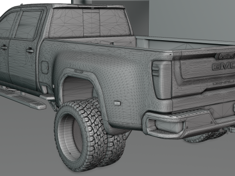 GMC Sierra 2024 Denali Ultimate Modello 3D