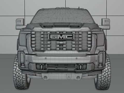 GMC Sierra 2024 Denali Ultimate Modello 3D