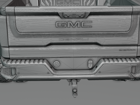 GMC Sierra 2024 Denali Ultimate Modello 3D