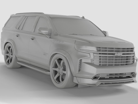 Chevrolet Tahoe ZL1 Bodykit 3D 모델