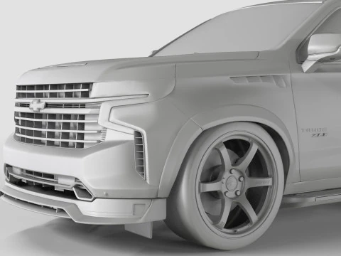 Chevrolet Tahoe ZL1 Bodykit 3D Model