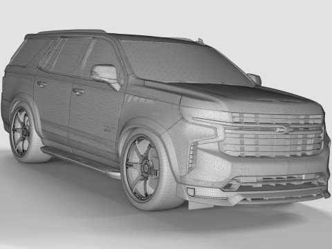 Chevrolet Tahoe ZL1 Bodykit 3D 모델