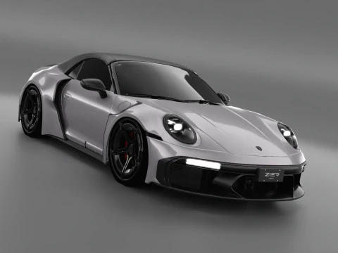 Porsche 992 Carrera 4s Brabus Rocket R Modelo 3D