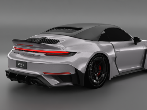 Porsche 992 Carrera 4s Brabus Rocket R 3D 모델