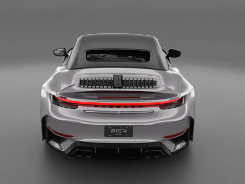Porsche 992 Carrera 4s Brabus Rocket R 3D Model
