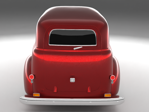 Chevrolet 1950 Suburban Carryvall 3D Model