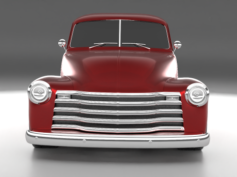 Chevrolet 1950 Suburban Carryvall 3D Model