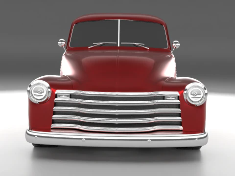 Chevrolet 1950 Suburban Carryvall 3D Model