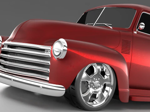 Chevrolet 1950 Suburban Carryvall 3D Model