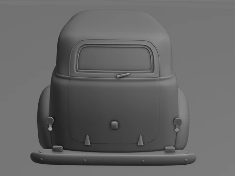 Chevrolet 1950 Suburban Carryvall 3D Model