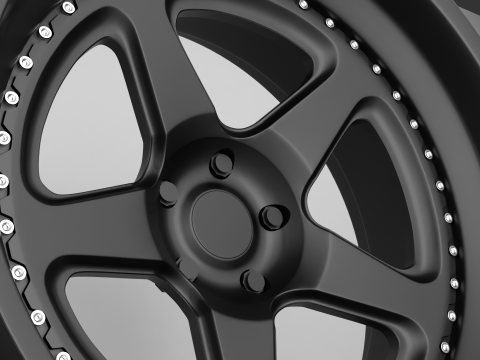 Brixton Forged tr05 Wheels 3D Model