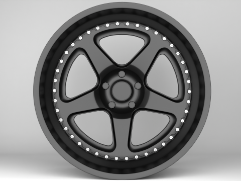 Brixton Forged tr05 Wheels 3D Model