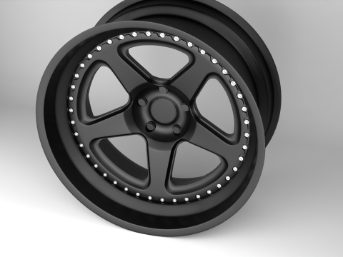 Brixton Forged tr05 Wheels 3D Model
