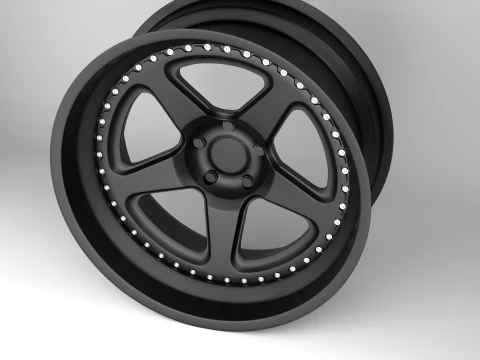 Brixton Forged tr05 Wheels 3D Model