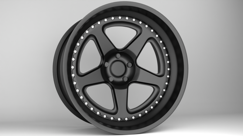 Brixton Forged tr05 Wheels 3D Model .c4d .max .obj .3ds .fbx .stl .blend 