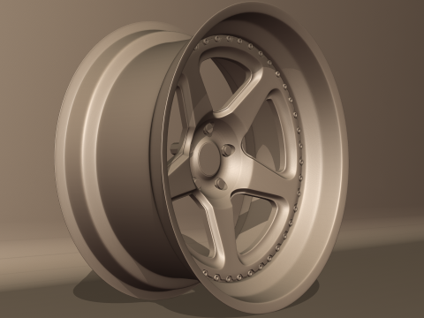 Brixton Forged tr05 Wheels 3D Model