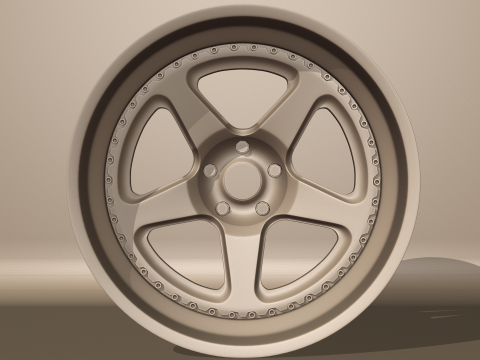 Brixton Forged tr05 Wheels 3D Model