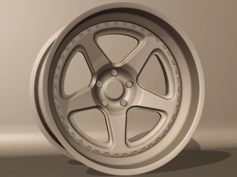 Brixton Forged tr05 Wheels 3D Model